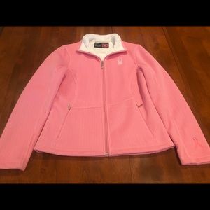 Women’s Spyder Jacket- Pink with white interior; M